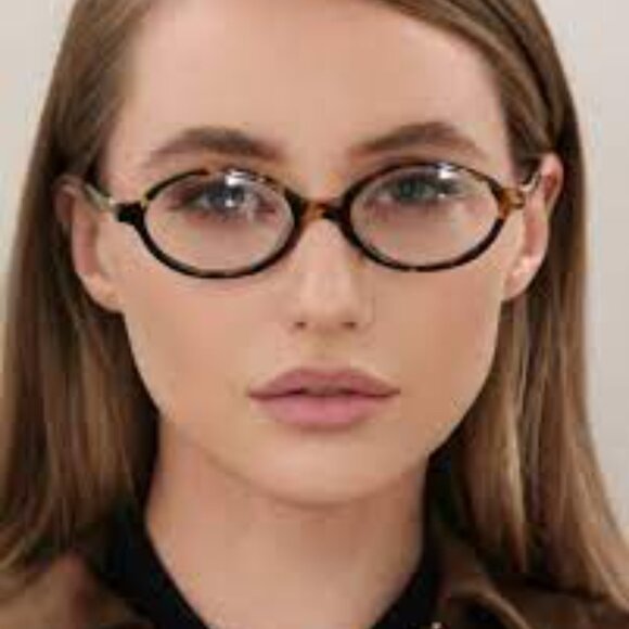 Miu Miu MU04ZS VAU08N BRAND NEW Sunglasses Honey Havana Clear Blue Light Unisex main image 11